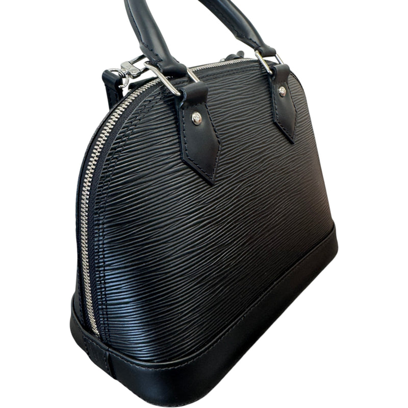 Women's Epi Leather Alma BB Handbag Black