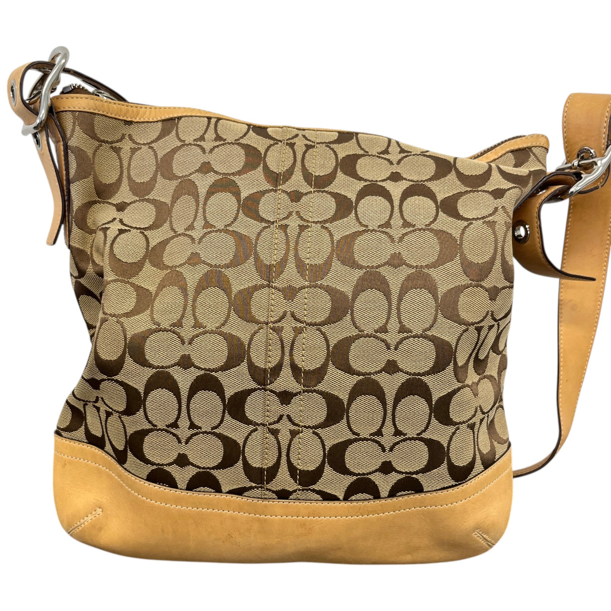 Women's 9362 Slim Crossbody Bag Beige - Photo 3