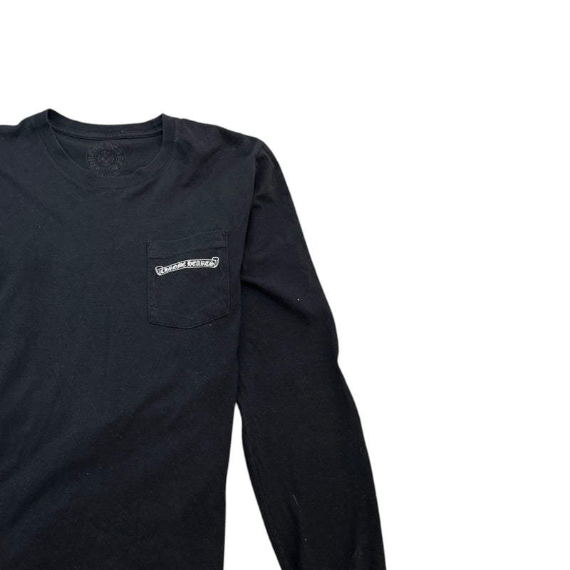 Men's Stadium Scroll Long Sleeve T-Shirt Black Size M