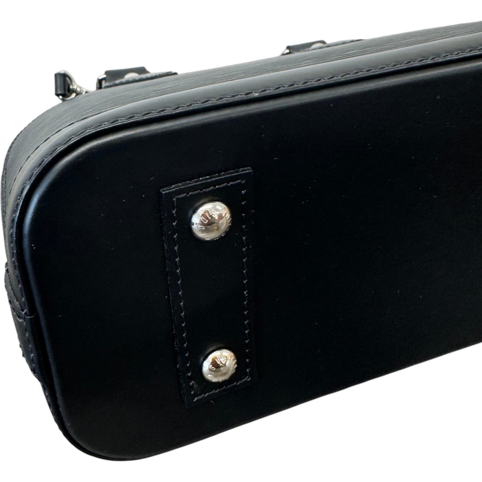 Women's Epi Leather Alma BB Handbag Black - Photo 7