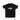 Men's Distressed Logo Oversized T-Shirt Black Size XS
