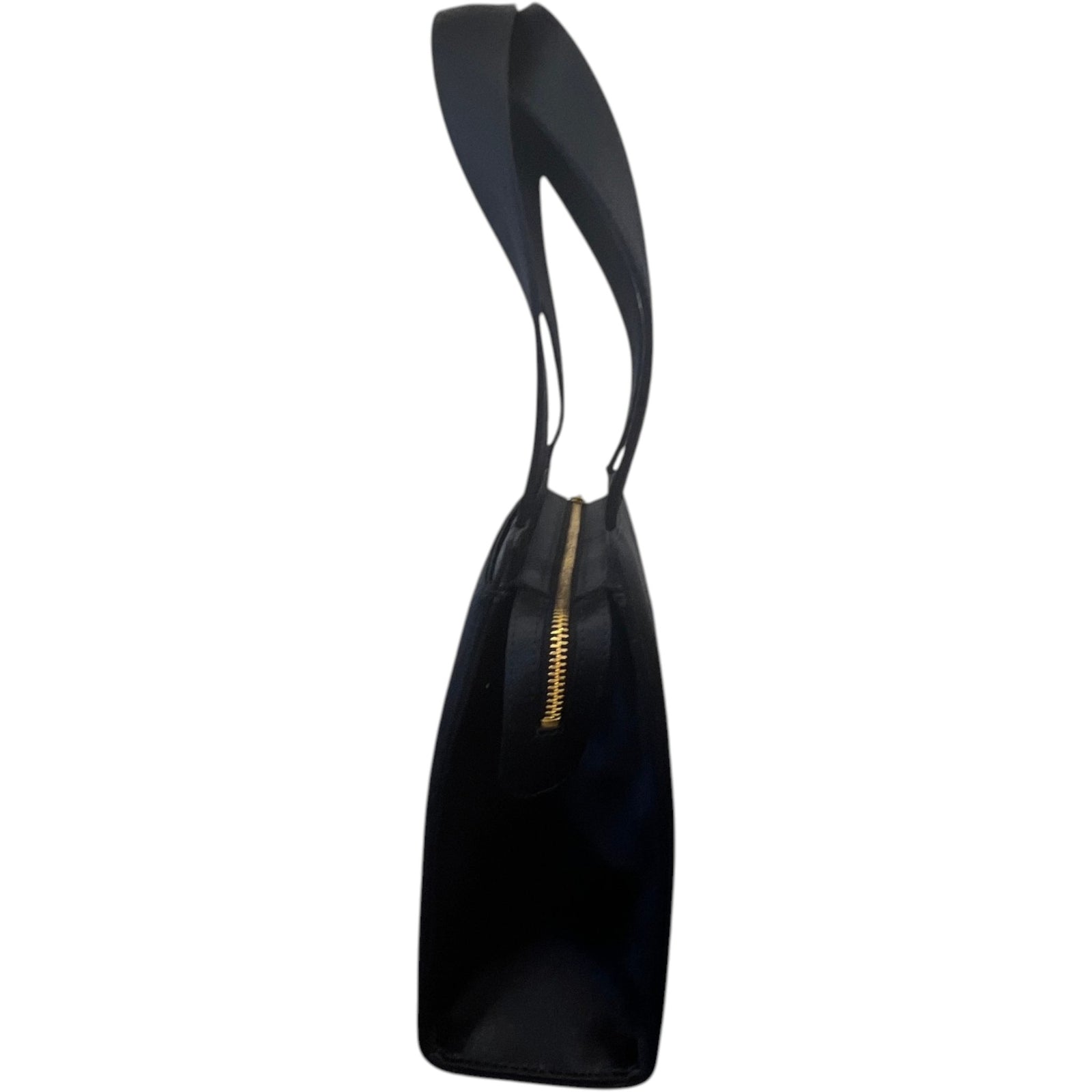 Women's Vintage Camellia Satin Bag Black - Photo 7