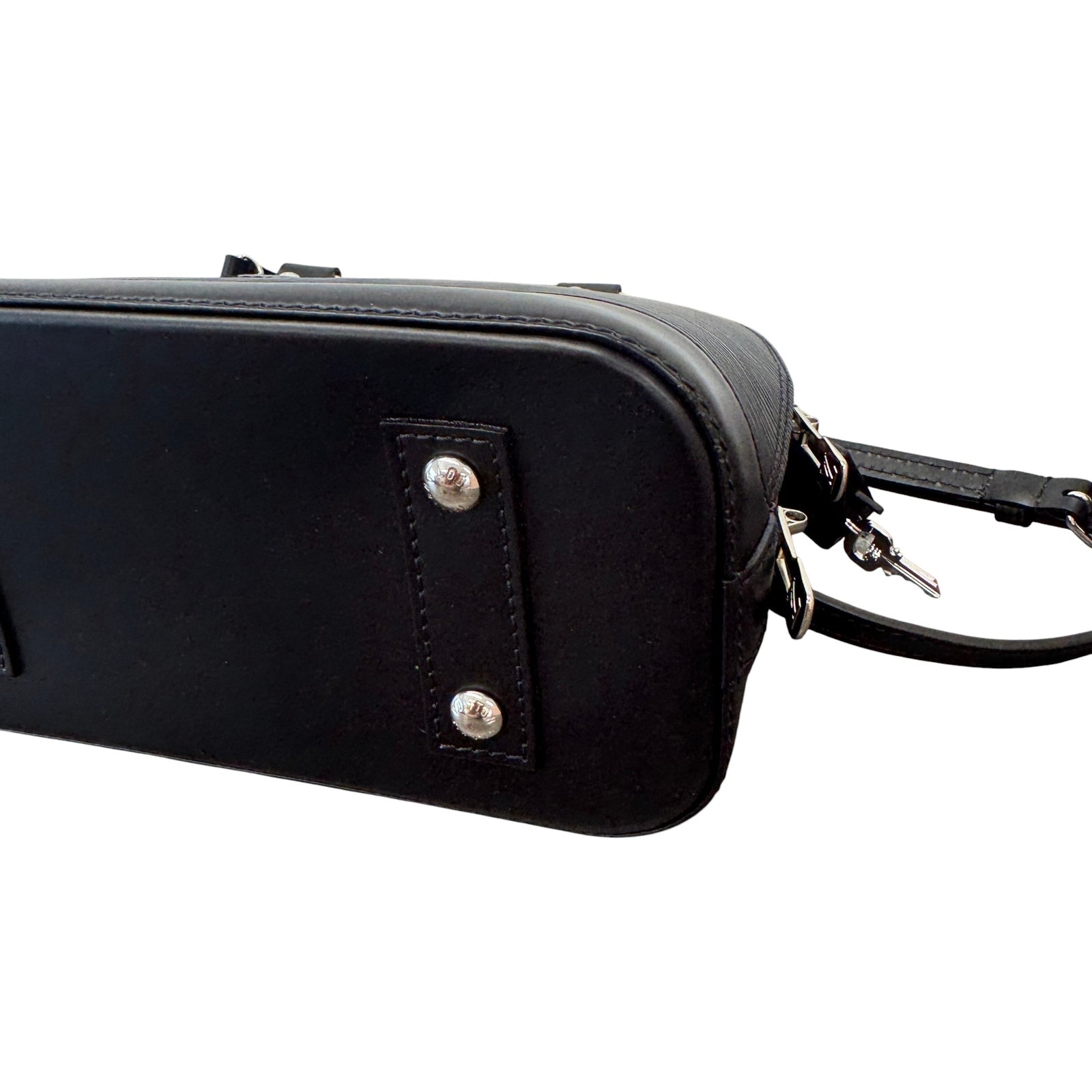Women's Epi Leather Alma BB Handbag Black - Photo 9