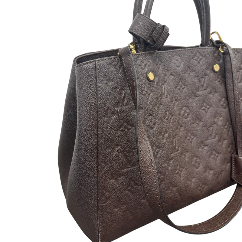 Women's Monogram Montaigne Gm Bag Brown