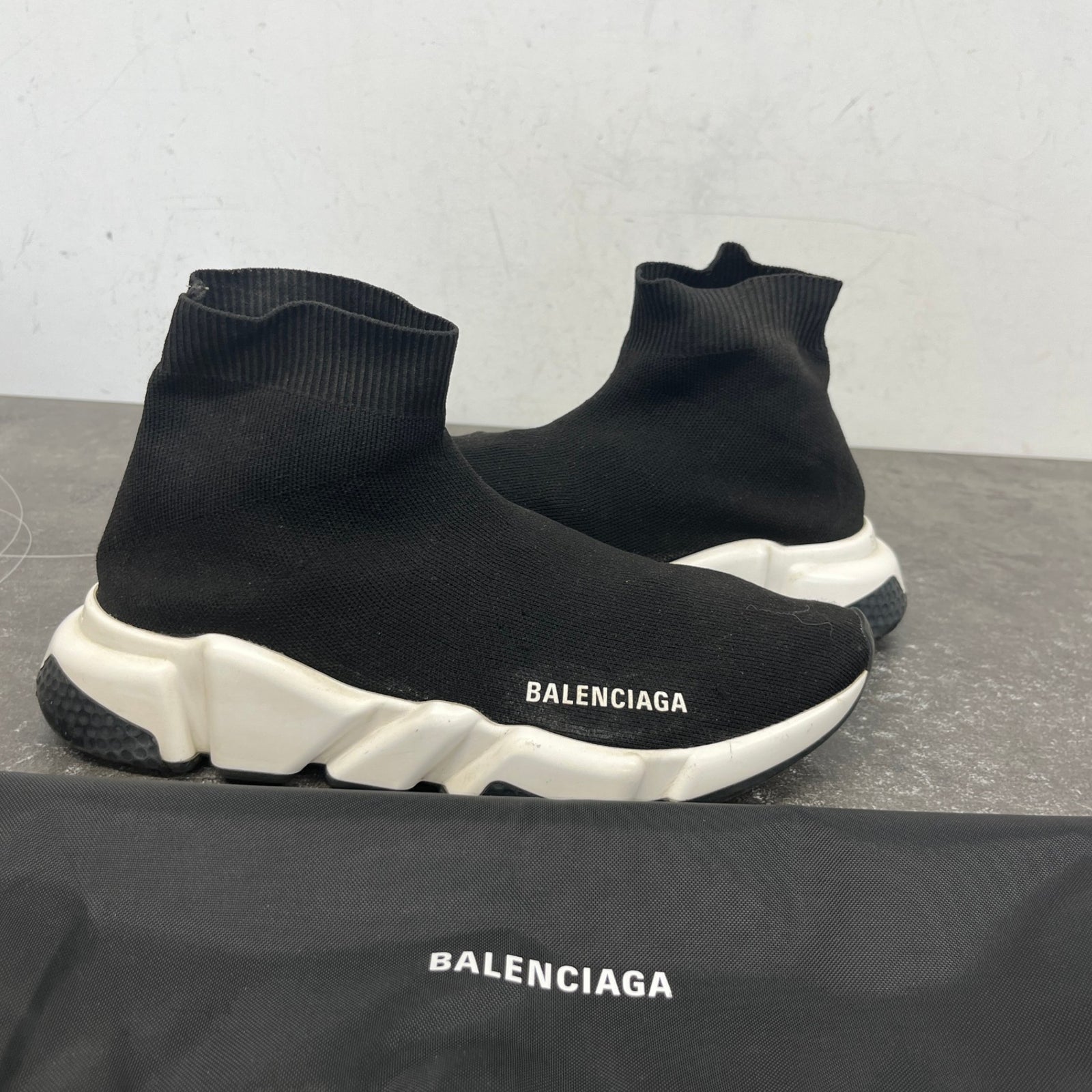 Women's Speed Sock High Trainers Black Size UK 6 / EU 39 - Photo 11