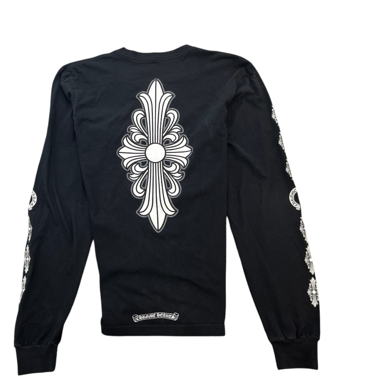 Men's Stadium Scroll Long Sleeve T-Shirt Black Size M - Photo 2
