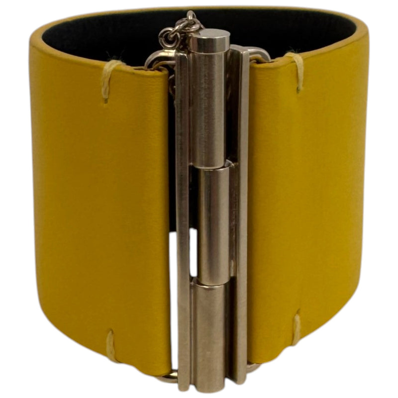 Women's CC Logo Cuff Bracelet Yellow