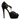 Women's Tribute Suede Heels Black Size EU 38 / UK 5