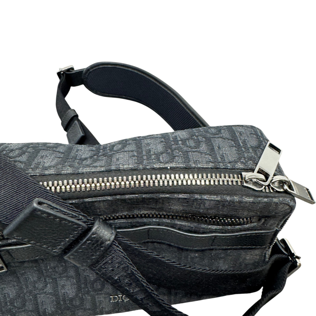 Men's Safari Oblique Messenger Bag Black - Photo 6
