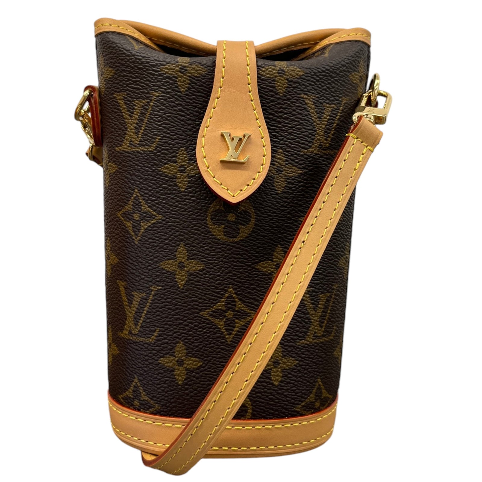 Women's Monogram Fold Me Pouch Bag Brown - Photo 1