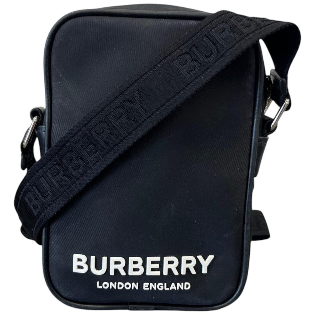 Men's Logo Print Paddy Messenger Bag Black - Photo 1