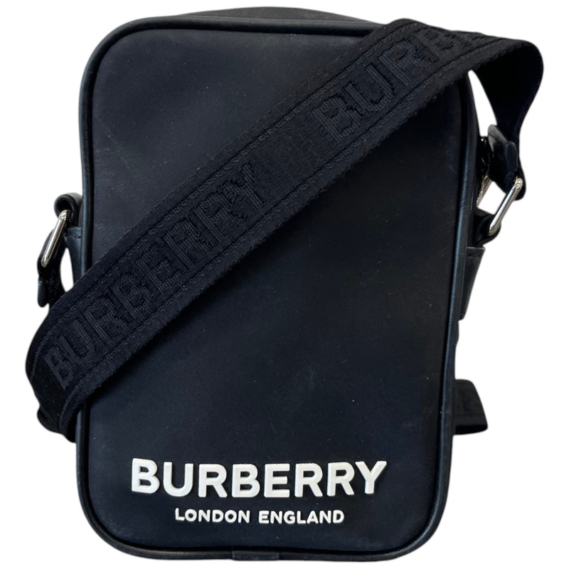 Men's Logo Print Paddy Messenger Bag Black