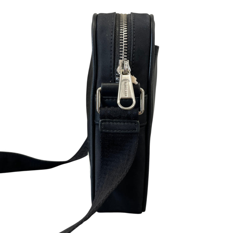 Men's Logo Print Paddy Messenger Bag Black