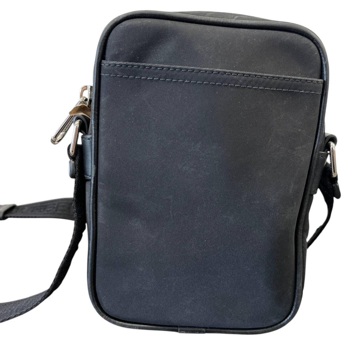 Men's Logo Print Paddy Messenger Bag Black - Photo 3