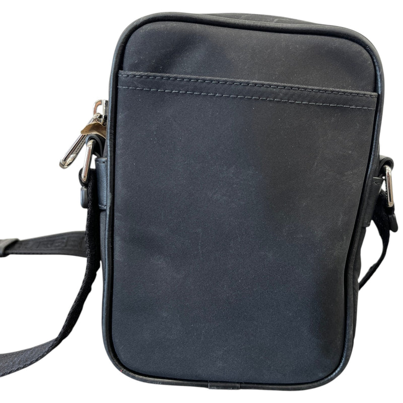 Men's Logo Print Paddy Messenger Bag Black