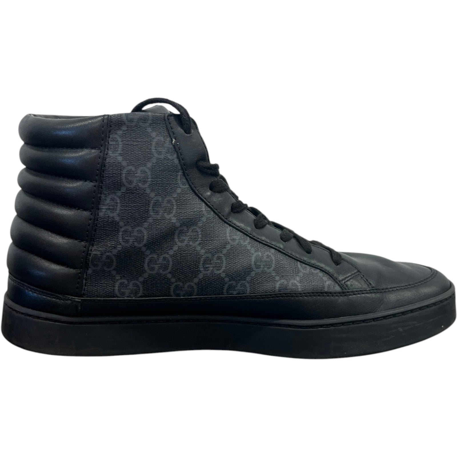 Men's Gg Supreme High Trainers Black Size EU 41 / UK 7 - Photo 4