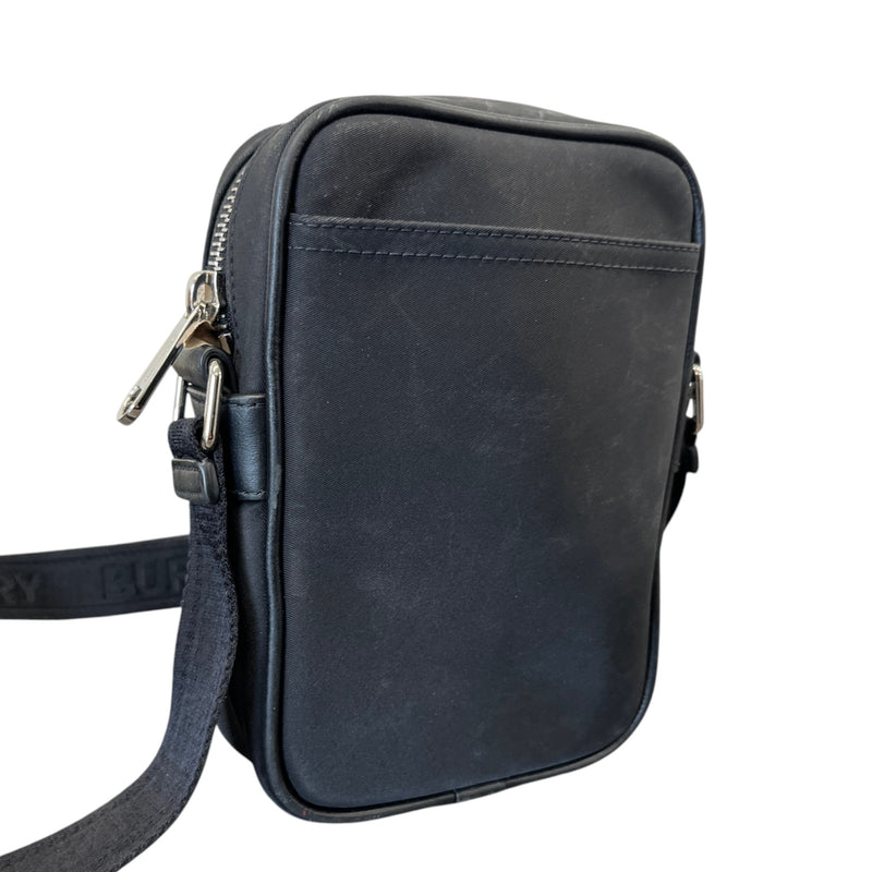 Men's Logo Print Paddy Messenger Bag Black