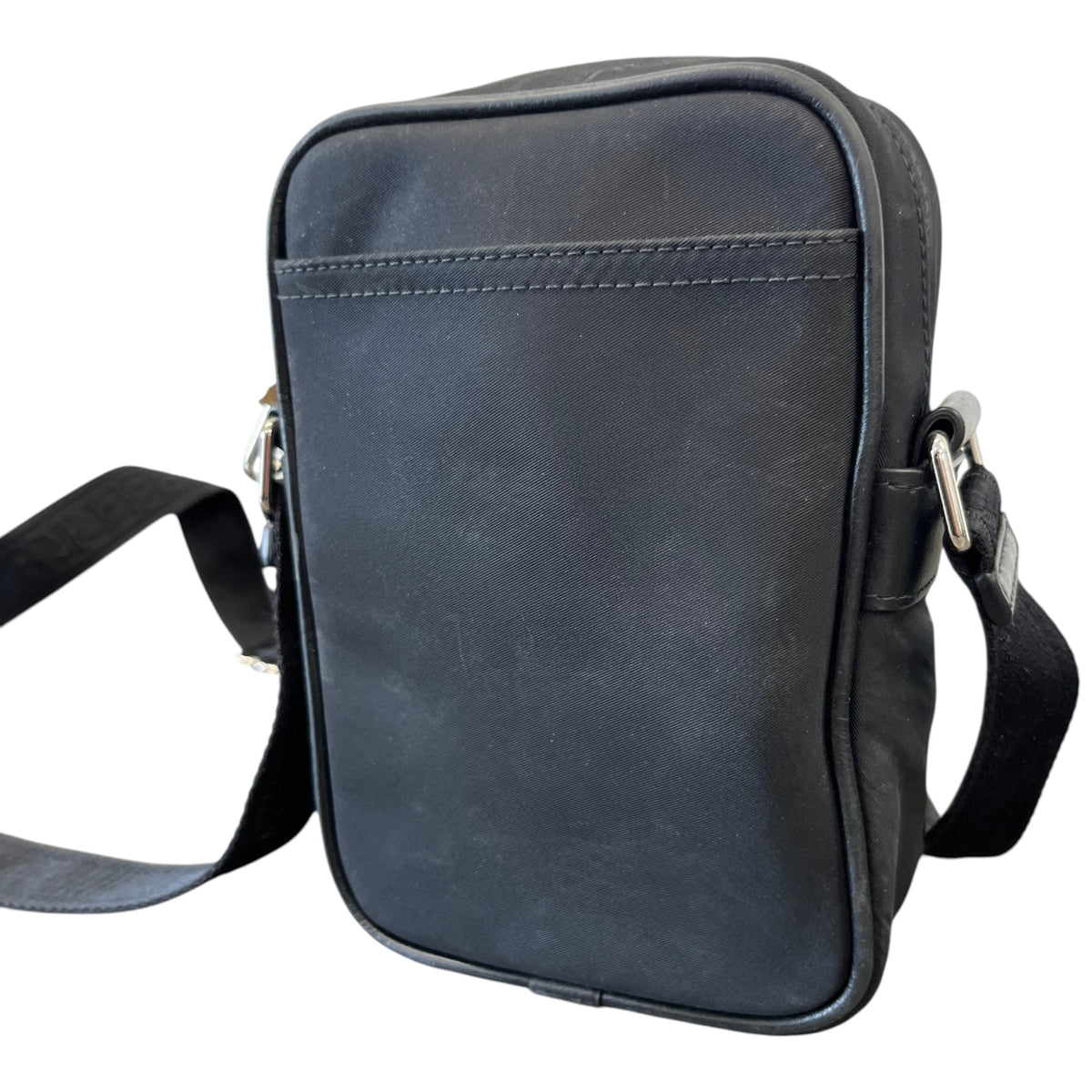 Men's Logo Print Paddy Messenger Bag Black - Photo 9