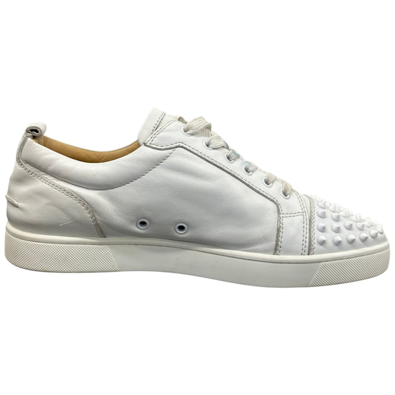 Men's Louis Spikes Flat Low Trainers White Size EU 45 / UK 11
