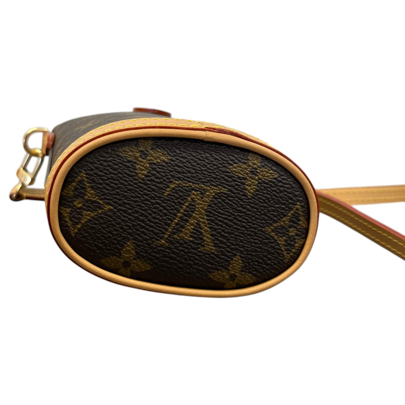 Women's Monogram Fold Me Pouch Bag Brown