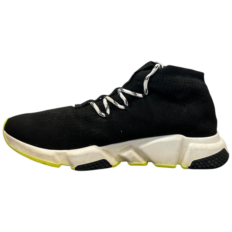 Men's Speed Sock Lace Up High Trainers Black Size UK 12 / EU 46