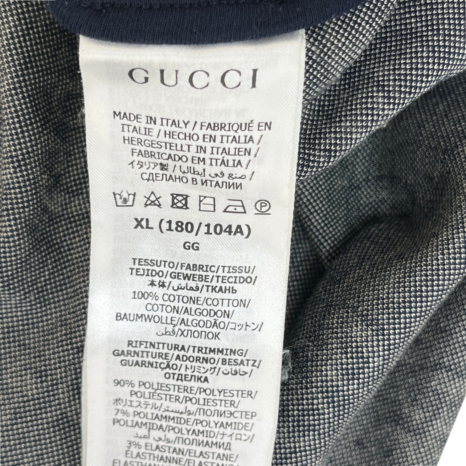 Men's Gg Supreme Track Jacket Navy Size XL - Photo 7
