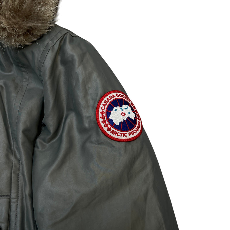 Women's Kensington Parka Down Jacket Grey Size S
