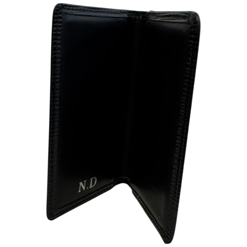 Men's Epi Leather Pocker Organiser Card Holder Black