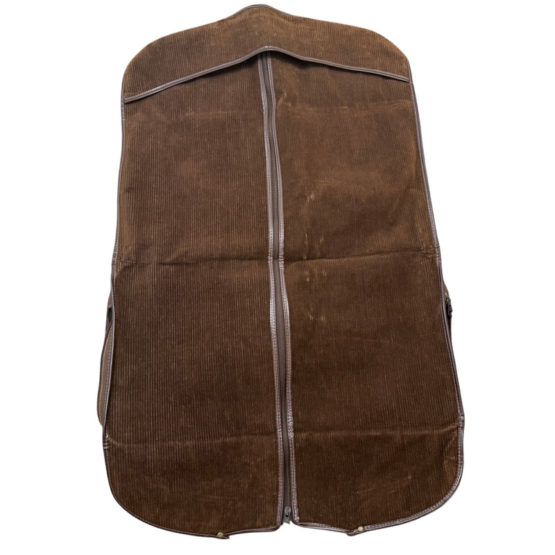Men's Vintage Web Stripe Garment Bag Brown