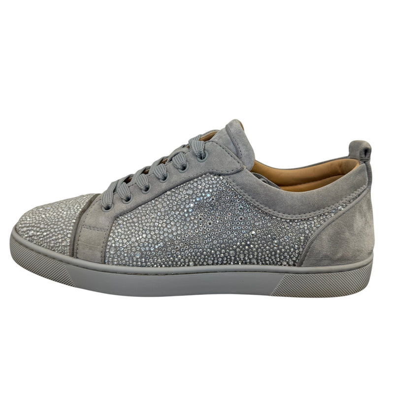 Men's Embellished Louis Junior Low Trainers Grey Size UK 8.5 / EU 42.5