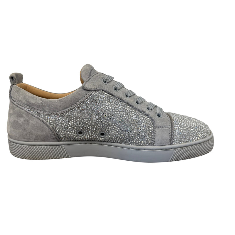 Men's Embellished Louis Junior Low Trainers Grey Size UK 8.5 / EU 42.5
