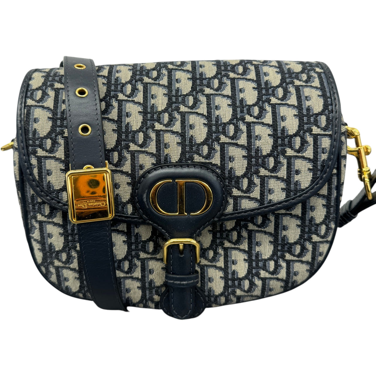 Women's Medium Bobby Oblique Crossbody Bag Navy - Photo 1
