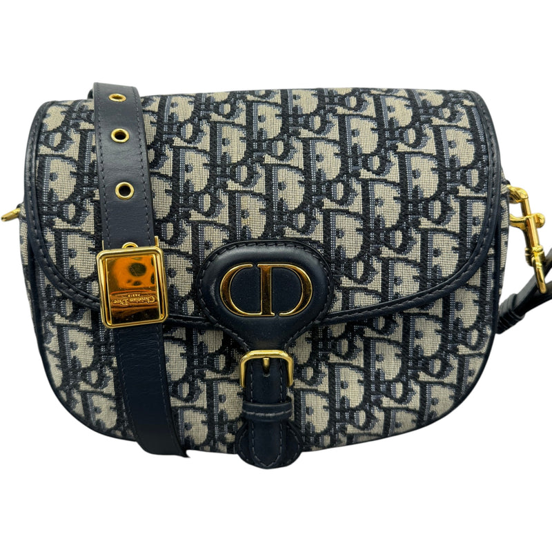 Women's Medium Bobby Oblique Crossbody Bag Navy