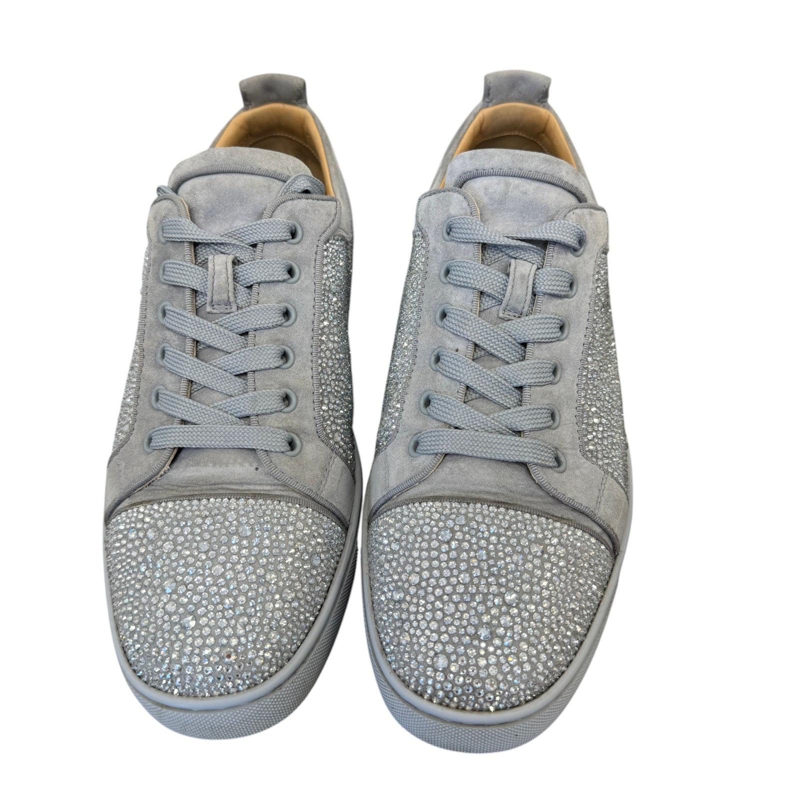 Men's Embellished Louis Junior Low Trainers Grey Size UK 8.5 / EU 42.5 - Photo 6