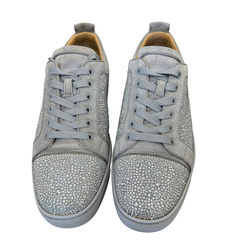 Men's Embellished Louis Junior Low Trainers Grey Size UK 8.5 / EU 42.5