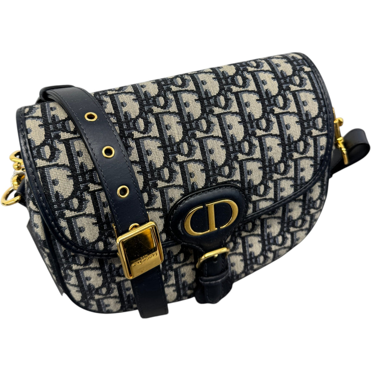 Women's Medium Bobby Oblique Crossbody Bag Navy - Photo 4
