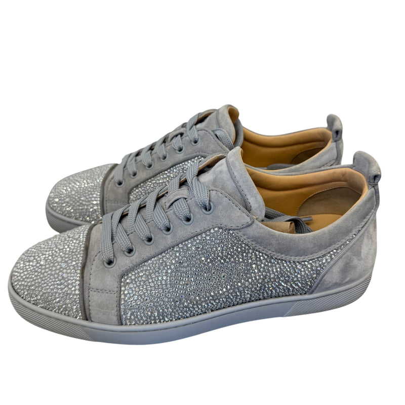 Men's Embellished Louis Junior Low Trainers Grey Size UK 8.5 / EU 42.5