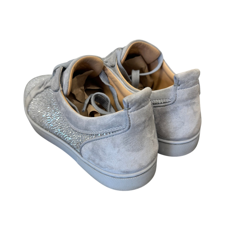 Men's Embellished Louis Junior Low Trainers Grey Size UK 8.5 / EU 42.5