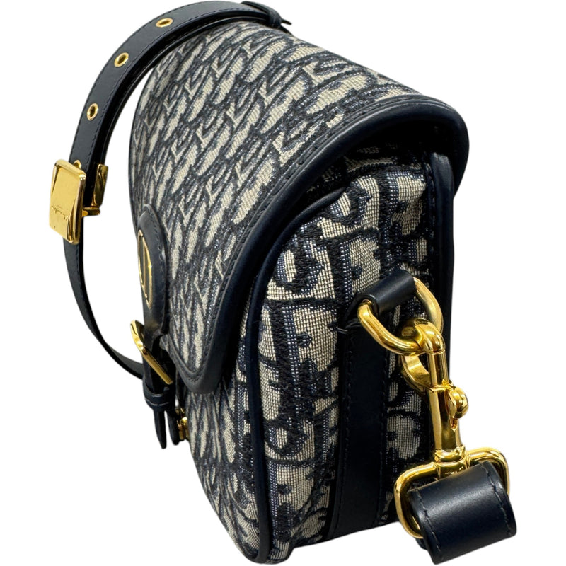 Women's Medium Bobby Oblique Crossbody Bag Navy