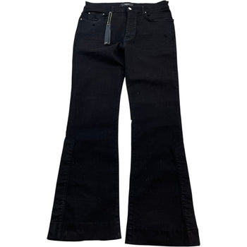 Men's Stacked Flared Jeans Black Size Waist 32