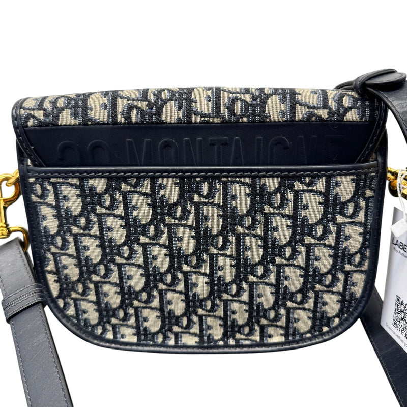 Women's Medium Bobby Oblique Crossbody Bag Navy