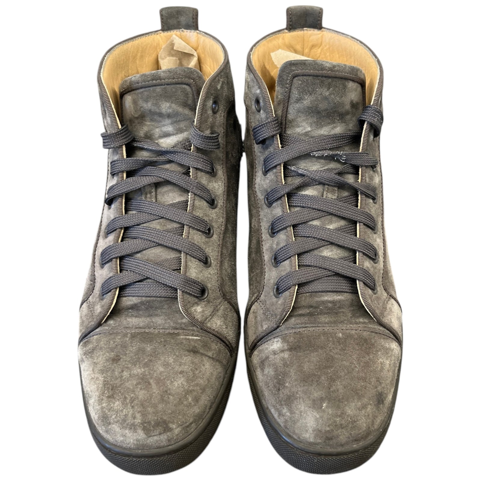 Men's Louis Orlato Flat High Trainers Brown Size EU 41.5 / UK 7.5 - Photo 6