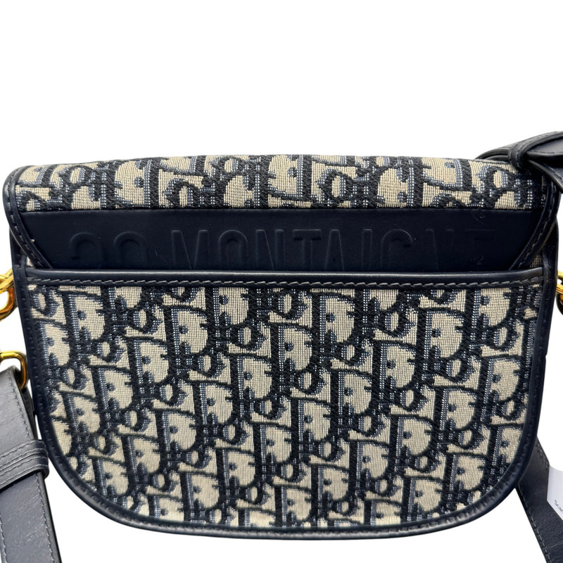 Women's Medium Bobby Oblique Crossbody Bag Navy