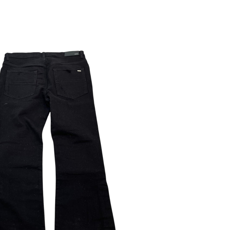 Men's Stacked Flared Jeans Black Size Waist 32"
