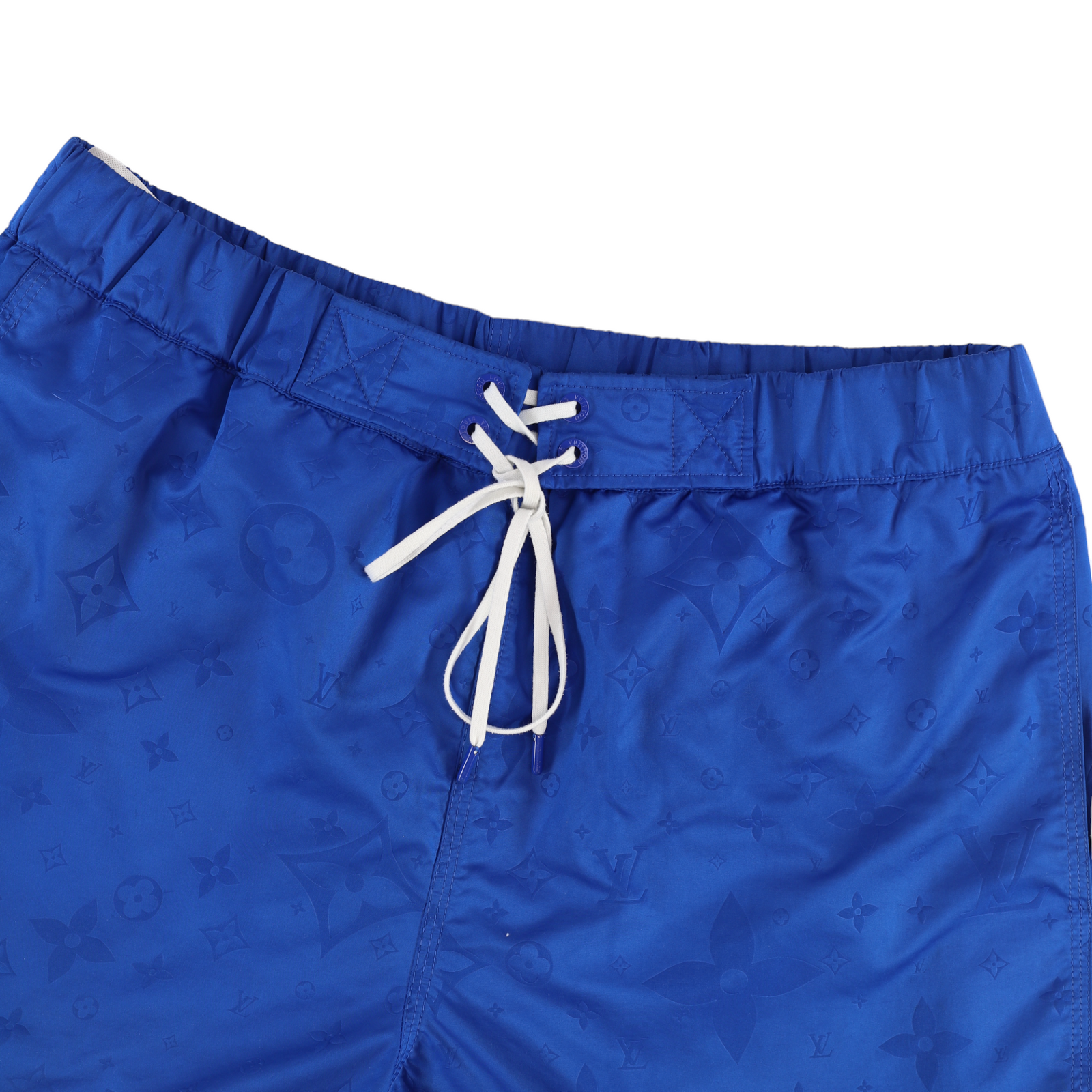 Men's 3D Pocket Monogram Swim Shorts Navy Size S - Photo 3