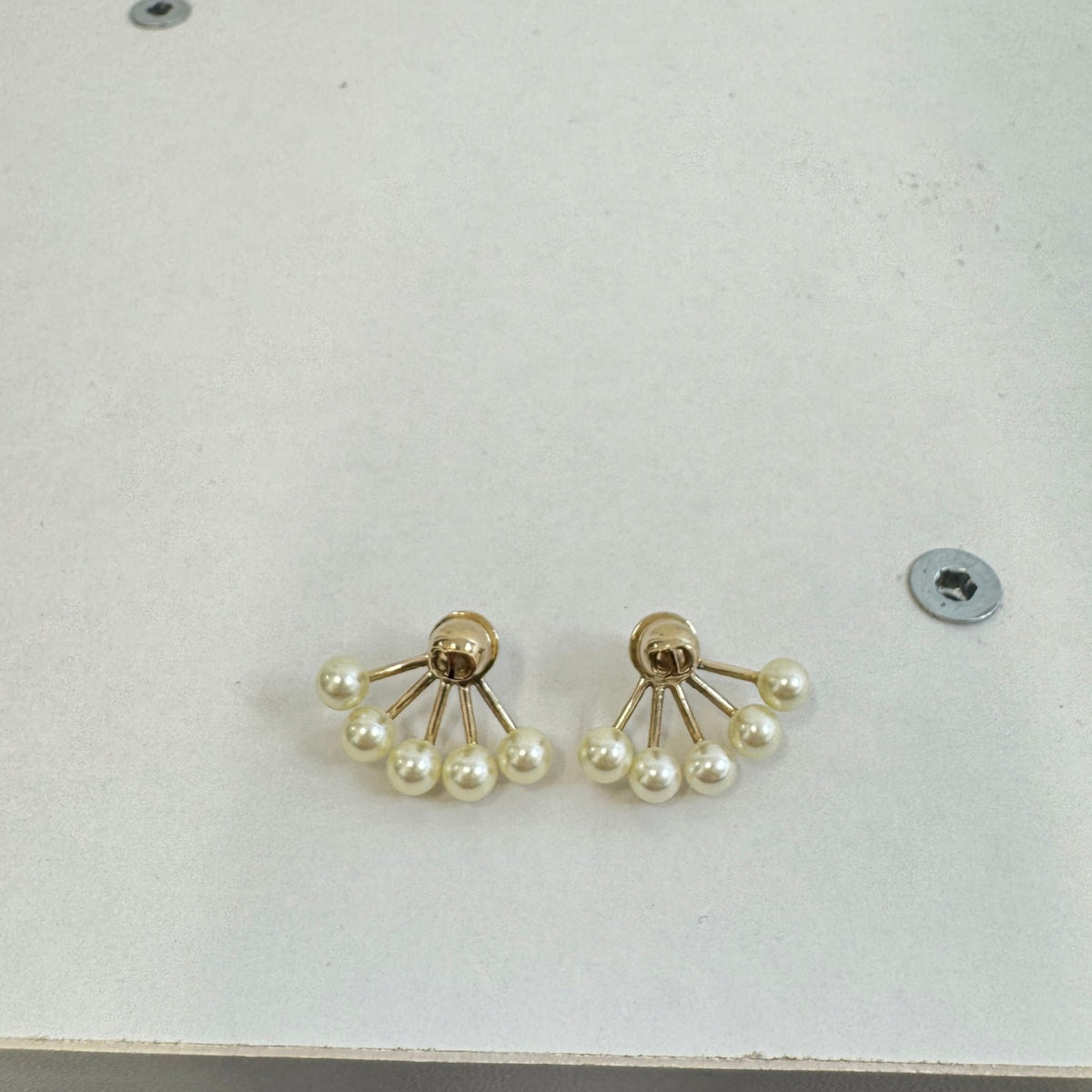 Women's Pearl La Petite Tribale Earrings Gold - Photo 7