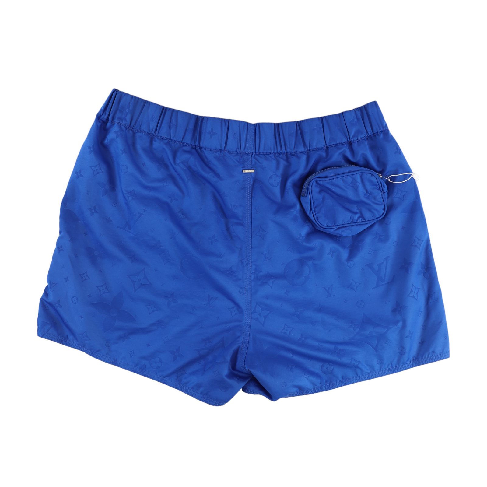 Men's 3D Pocket Monogram Swim Shorts Navy Size S - Photo 2