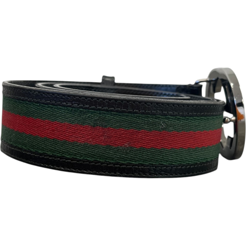 Men's Web Belt Black Size Waist 30"