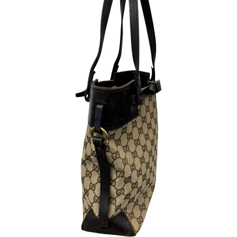 Women's GG Supreme Belt Strap Handbag Beige