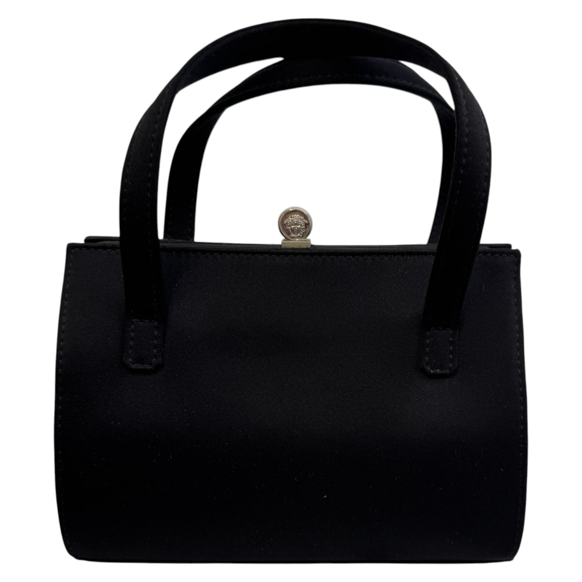 Women's Medusa Clasp Handbag Black - Photo 1